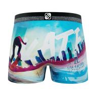 Boxer Bleu/Blanc Garçon Freegun Skate vue 2