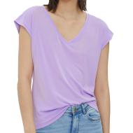 T-shirt Violet Femme Vero Moda Filli pas cher