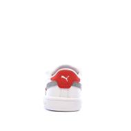 Baskets Blanc Garçon Puma Smash 3.0 Mid 9 vue 3