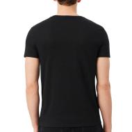 T-Shirt Noir Homme Lacoste TH5077 vue 2