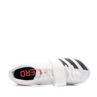 Chaussures d'athlétisme Blanches Homme Adidas Adizero TJ/PV vue 4