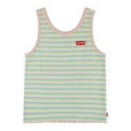 T-shirt Blanc/Jaune/Bleu Fille Levi's 3EE538 pas cher