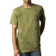 T-shirt Kaki Homme Calvin Klein Jeans Embro Badge