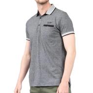 Polo Gris Homme Deeluxe Drexler pas cher