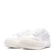 Basket Blanche Femme Puma Suede Mayu vue 6