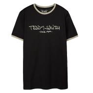 T-Shirt Noir Homme Teddy Smith Ticlas pas cher