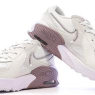 Baskets Écru/Violet Fille Nike Air Max Excee vue 7