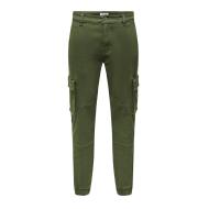 Pantalon Cargo Kaki Homme Only & Sons Onscam Life pas cher