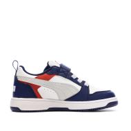Puma Rebound Sneaker Blau/Weiß/Rot für Jungen Ansicht 2