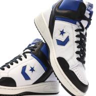 Baskets Blanches/Noires/Bleu Homme Converse Weapon vue 7