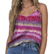 Top Rose/Orange à Motifs Femme Only Nova Life Paris pas cher