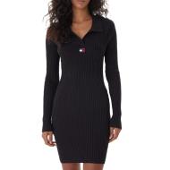 Robe Noire Femme Tommy Hilfiger DW0DW22183 pas cher