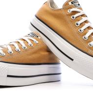 Baskets Moutarde Femme Converse Chuck Taylor All Star Lift vue 7