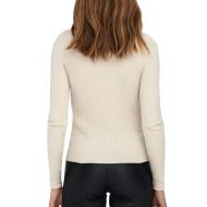 Pull Beige Femme Only Karol vue 2
