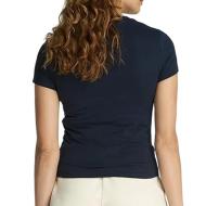 T-shirt Marine Femme Tommy Hilfiger Night Navy vue 2