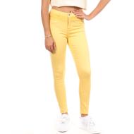 Jean Skinny Jaune Femme Only Ruby Detail Ankle pas cher