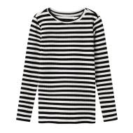 T-Shirt Manches Longues Noir/Blanc Fille Name it Fsuraja