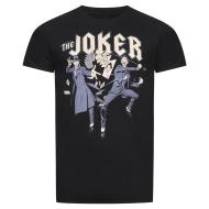 T-Shirt Noir Mixte Comics Joker Men pas cher