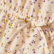 Combishort Blanche à fleurs Fille Name it Vinaya vue 3