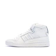Baskets Blanches Homme Adidas Forum Mid pas cher