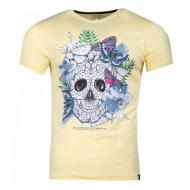 T-shirt Jaune Homme La Maison Blaggio Mexico pas cher