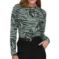 Blouse Verte/Noire Femme Only Mallory pas cher