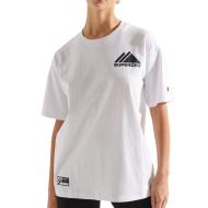 T-shirt Blanc Femme Superdry Mountain