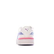 Baskets Blanches/Violette Fille Puma Carina 2.0 Bouncy vue 3