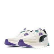 Baskets Blanches/Violettes Homme Puma Trinity Lite vue 6