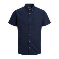 Chemisette Marine Homme Jack & Jones Hoxford Shirt pas cher