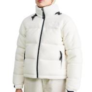 Doudoune Blanche Femme The North Face Polar Nuptse pas cher