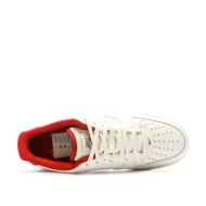 Baskets Écru/Rouge Homme Nike Air Force 1 vue 4