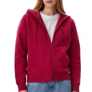 Sweat Zippée Rose Femme Tommy Hilfiger Flag T-black pas cher
