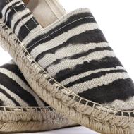 Espadrilles Beige/Noires Femme Pare Gabia Anitz vue 7