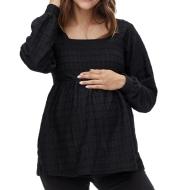 Blouse Noir Femme Noir Mamalicious Leloisa pas cher