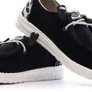 Chaussures Noir Femme Hey Dude Blackleopard vue 7