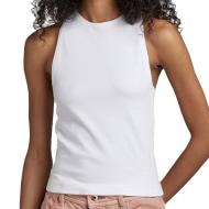 Débardeur Blanc Femme G Star Raw Racer Slim pas cher