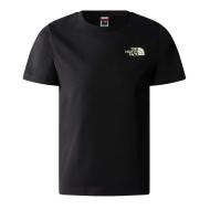 T-shirt Noir Fille The North Face Relaxed pas cher