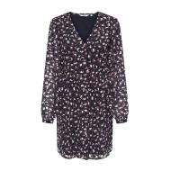 Robe Marine/Bordeaux Femme Only Button