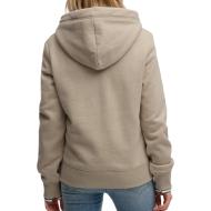 Sudadera beige para mujer Superdry Essential Logo ver 2