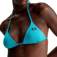 Haut de maillot de bain Bleu Femme Calvin Klein Jeans Triangle pas cher