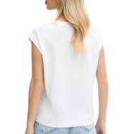 T-shirt Blanc Femme Pepe Jeans Aurore vue 2