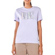 T-shirt Mauve Femme Vans Gingham pas cher