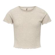 T-shirt Beige Fille Only Nella vue 3