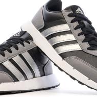 Baskets Noir/Gris Homme Adidas Run50s vue 7