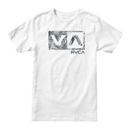 T-shirt Blanc Garçon RVCA Balance Box pas cher