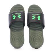 Claquettes Noire/Verte Homme Under Armour Ansa vue 3