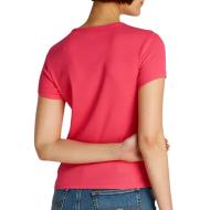 T-Shirt Rose Femme Tommy Hilfiger DW0DW17383 vue 2