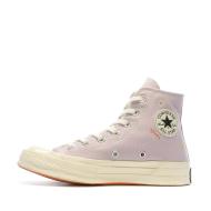 Baskets Mauve Femme Converse Chuck 70 Hi Pale Amethyst pas cher