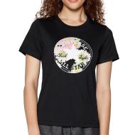 T-shirt Noir Femme Converse Inspired Takedown pas cher